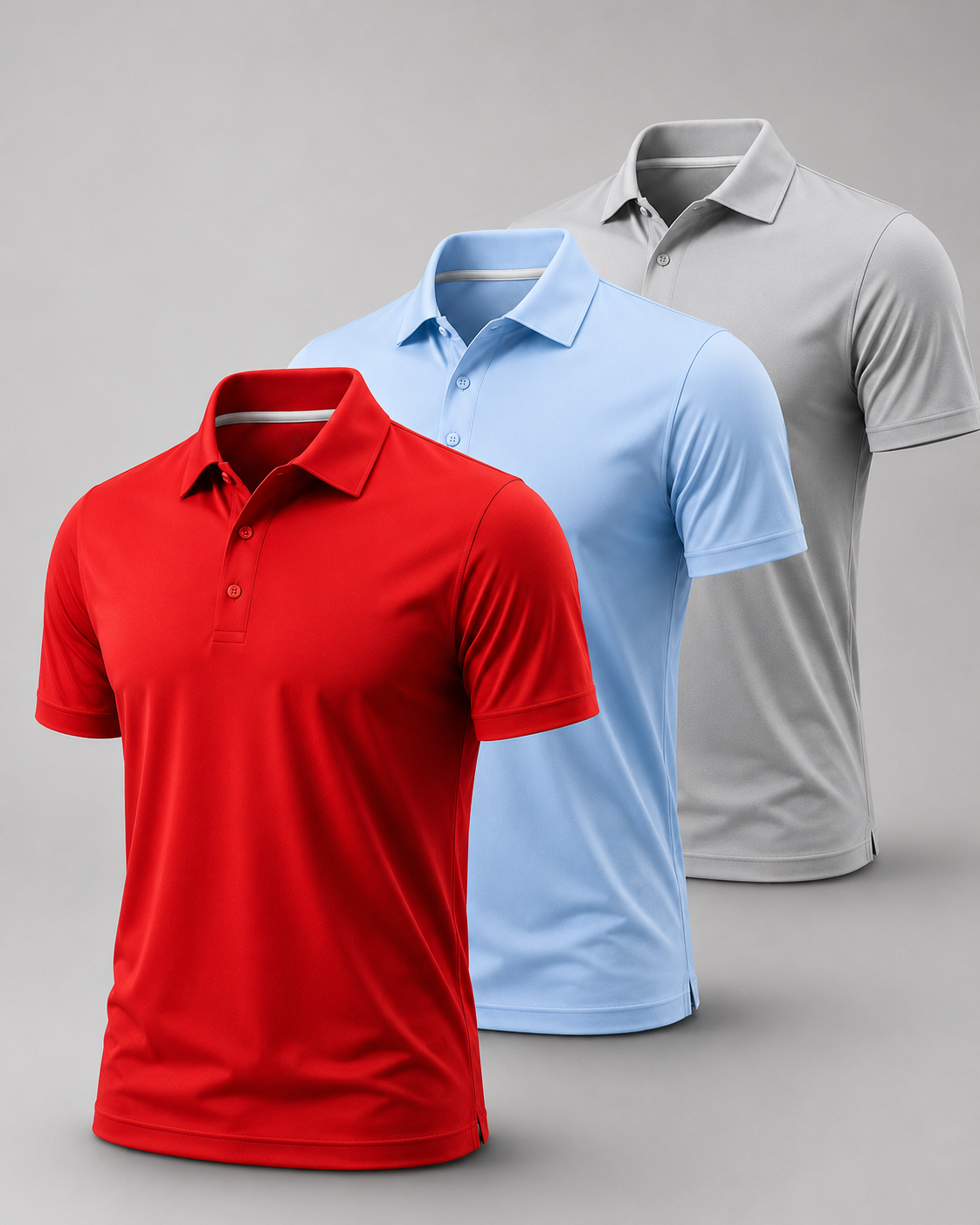 Elixra Men's Fitted Polo Shirt